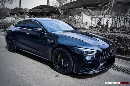 Reemplazo de faldones laterales de fibra de carbono DarwinPRO para Mercedes Benz AMG GT63 S Coupé de 4 puertas X290 (2019-2024)