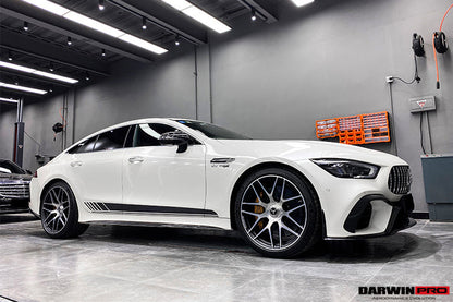 Reemplazo de faldones laterales de fibra de carbono DarwinPRO para Mercedes Benz AMG GT63 S Coupé de 4 puertas X290 (2019-2024)