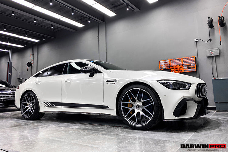 Reemplazo de faldones laterales de fibra de carbono DarwinPRO para Mercedes Benz AMG GT63 S Coupé de 4 puertas X290 (2019-2024)