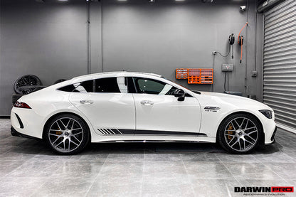 Reemplazo de faldones laterales de fibra de carbono DarwinPRO para Mercedes Benz AMG GT63 S Coupé de 4 puertas X290 (2019-2024)
