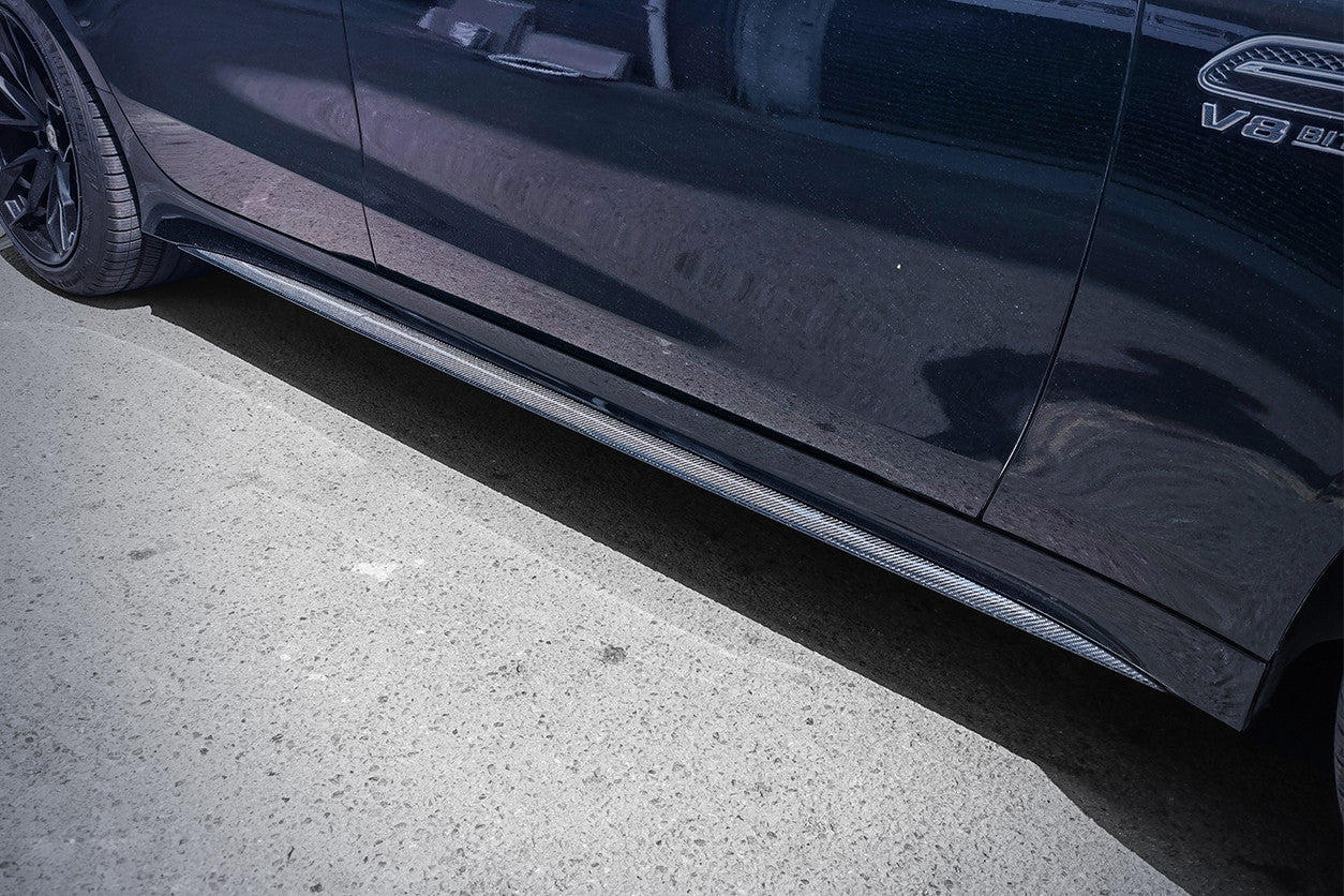 Reemplazo de faldones laterales de fibra de carbono DarwinPRO para Mercedes Benz AMG GT63 S Coupé de 4 puertas X290 (2019-2024)