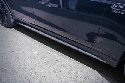 Reemplazo de faldones laterales de fibra de carbono DarwinPRO para Mercedes Benz AMG GT63 S Coupé de 4 puertas X290 (2019-2024)