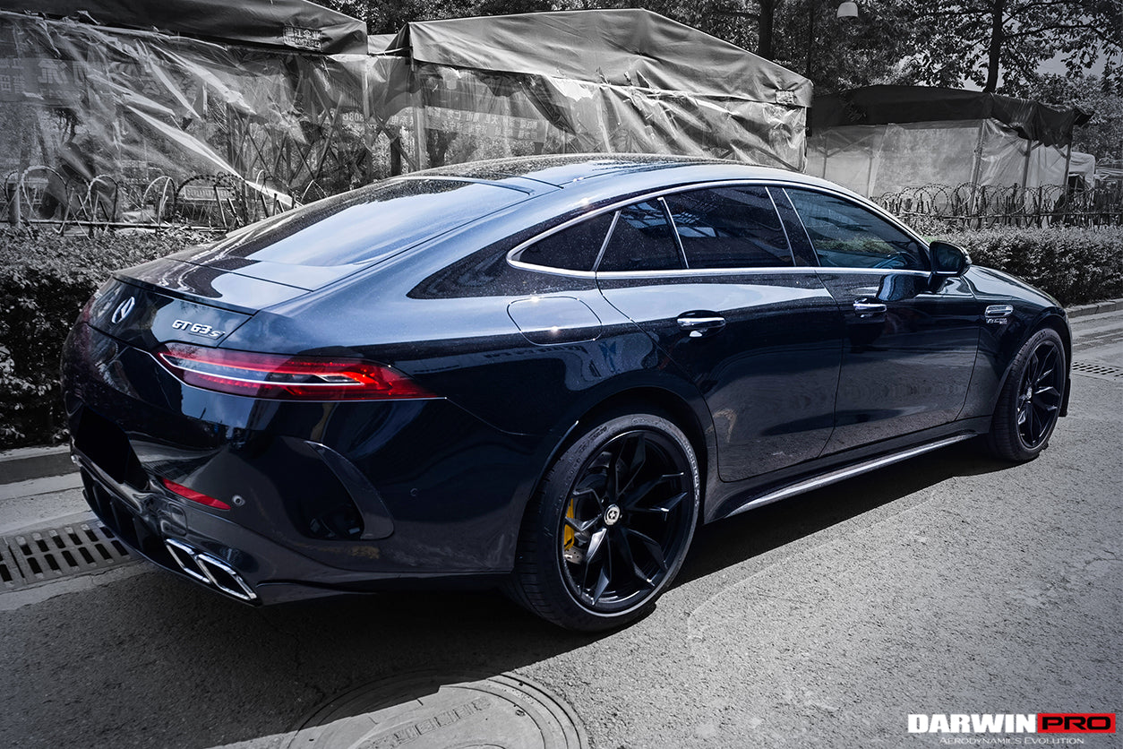Reemplazo de faldones laterales de fibra de carbono DarwinPRO para Mercedes Benz AMG GT63 S Coupé de 4 puertas X290 (2019-2024)