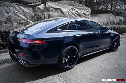 Reemplazo de faldones laterales de fibra de carbono DarwinPRO para Mercedes Benz AMG GT63 S Coupé de 4 puertas X290 (2019-2024)
