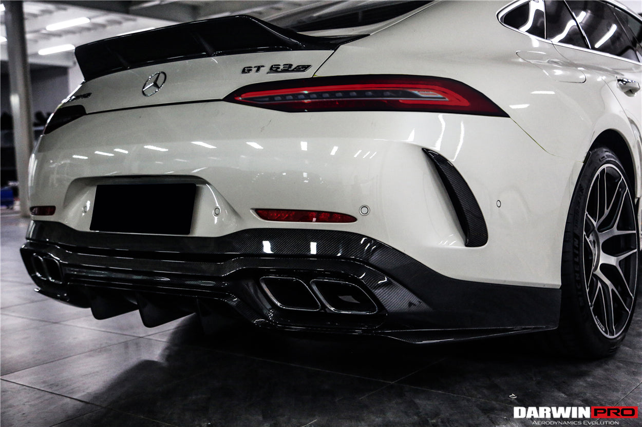 Difusor trasero de alto rendimiento DarwinPRO para Mercedes Benz AMG GT63 S Coupé de 4 puertas X290 IMP (2019-2024)