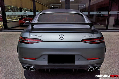 Alerón de maletero DarwinPRO de fibra de carbono para Mercedes Benz AMG GT Coupé de 4 puertas X290 (2019-2024) | Compatible con GT63, ​​GT63S, GT53 y GT50