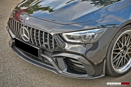 DarwinPRO 2019+ Mercedes Benz AMG GT63 S 4Door Coupe X290 Carbon Fiber Middle Front Lip