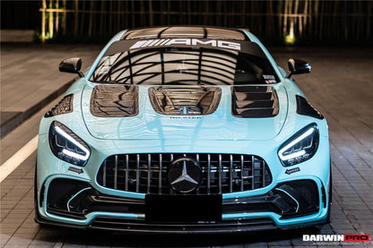 Parachoques delantero de fibra de carbono DarwinPRO 2015-2021 Mercedes Benz AMG GT, GTS y GTC IMPII Performance Part
