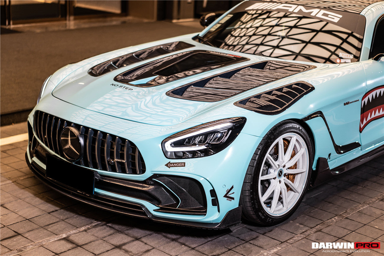 Parachoques delantero de fibra de carbono DarwinPRO 2015-2021 Mercedes Benz AMG GT, GTS y GTC IMPII Performance Part