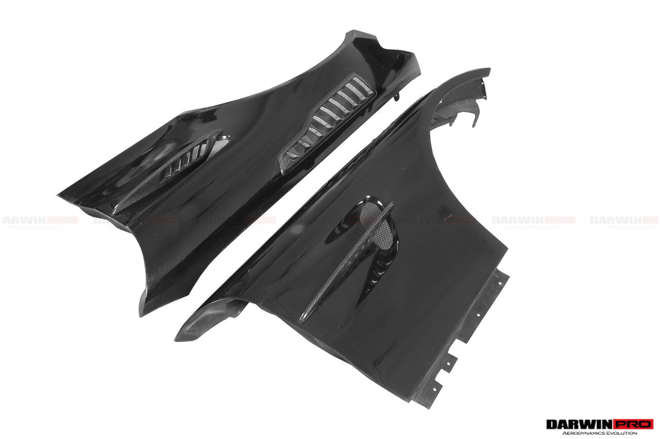 DarwinPRO BK Style Partial Carbon Fiber Front Fender | 2015-2021 Mercedes Benz AMG GT & GTS & GTC & GTR