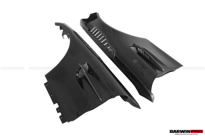 DarwinPRO BK Style Partial Carbon Fiber Front Fender | 2015-2021 Mercedes Benz AMG GT & GTS & GTC & GTR
