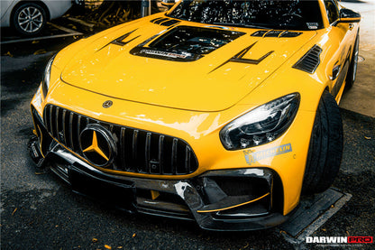 DarwinPRO BK Style Partial Carbon Fiber Front Fender | 2015-2021 Mercedes Benz AMG GT & GTS & GTC & GTR