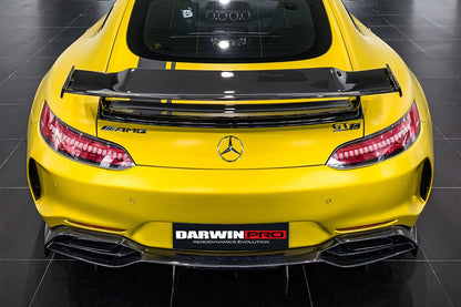 Parachoques trasero de fibra de carbono parcial con difusor DarwinPRO 2017-2021 Mercedes Benz AMG GT GTS IMP Performance