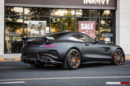 Parachoques trasero de fibra de carbono parcial con difusor DarwinPRO 2017-2021 Mercedes Benz AMG GT GTS IMP Performance