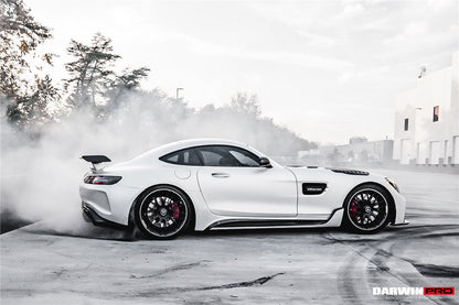 Faldones laterales de fibra de carbono parciales DarwinPRO para Mercedes Benz AMG GT GTS IMP Performance (2015-2022)