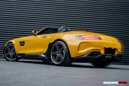 Parachoques trasero de fibra de carbono parcial con difusor DarwinPRO 2015-2016 Mercedes Benz AMG GT GTS IMP Performance