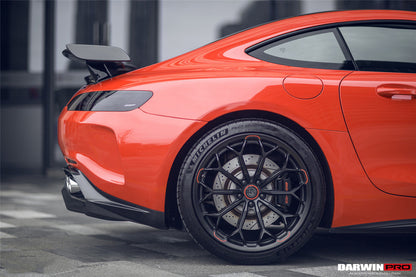 Parachoques trasero de fibra de carbono parcial con difusor DarwinPRO 2015-2016 Mercedes Benz AMG GT GTS IMP Performance