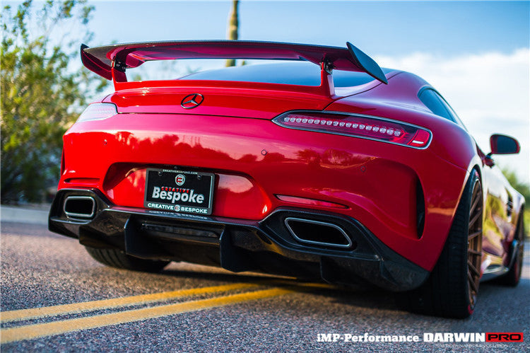 DarwinPRO IMP Carbon Fiber Trunk Spoiler Wing | 2015-2021 Mercedes Benz AMG GT & GTS & GTC Coupe Only