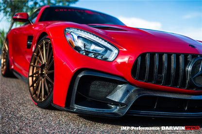 DarwinPRO IMP Performance Part Carbon Fiber Front Bumper with Grill | 2015-2016 Mercedes Benz AMG GT GTS