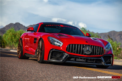 DarwinPRO IMP Performance Part Carbon Fiber Front Bumper with Grill | 2015-2016 Mercedes Benz AMG GT GTS