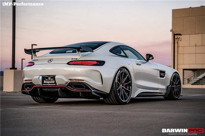 Faldones laterales de fibra de carbono parciales DarwinPRO para Mercedes Benz AMG GT GTS IMP Performance (2015-2022)