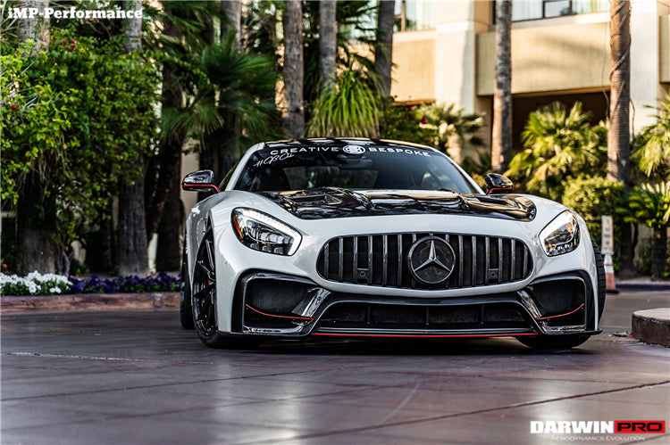 DarwinPRO IMP Performance Part Carbon Fiber Front Bumper with Grill | 2015-2016 Mercedes Benz AMG GT GTS