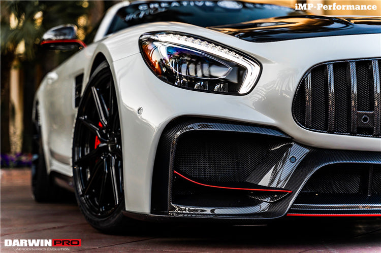 DarwinPRO IMP Performance Part Carbon Fiber Front Bumper with Grill | 2015-2016 Mercedes Benz AMG GT GTS