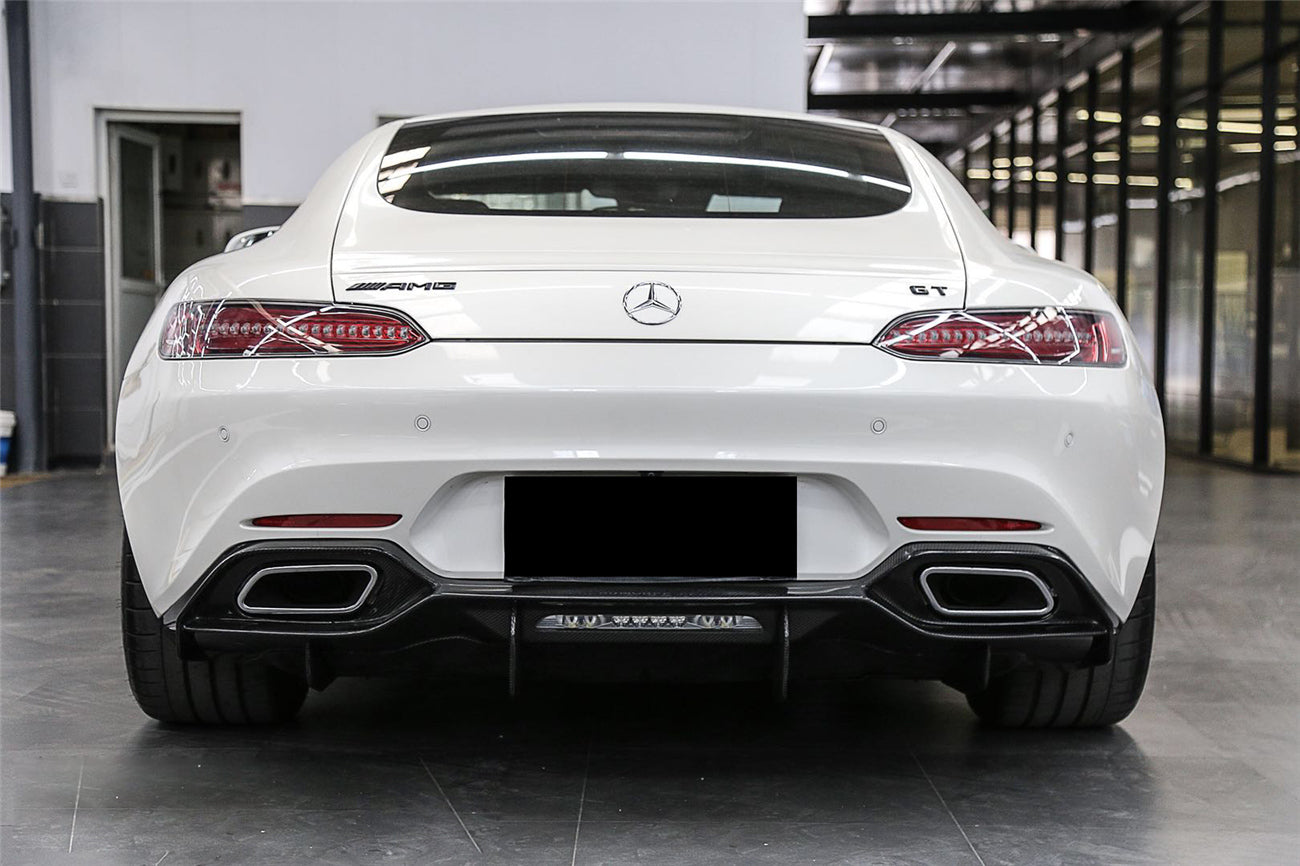 Difusor trasero de fibra de carbono DarwinPRO para Mercedes Benz AMG GT GTS IMP 2015-2021