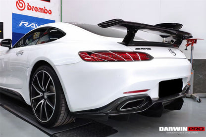 Difusor trasero de fibra de carbono DarwinPRO para Mercedes Benz AMG GT GTS IMP 2015-2021