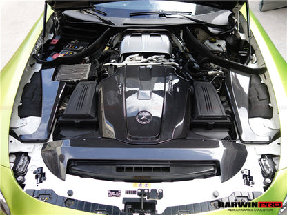 DarwinPRO Autoclave Carbon Fiber Engine Cover Replacement | 2015-2020 Mercedes Benz AMG GT GTS