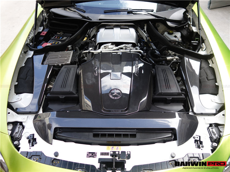 DarwinPRO Autoclave Carbon Fiber Engine Cover Replacement | 2015-2020 Mercedes Benz AMG GT GTS