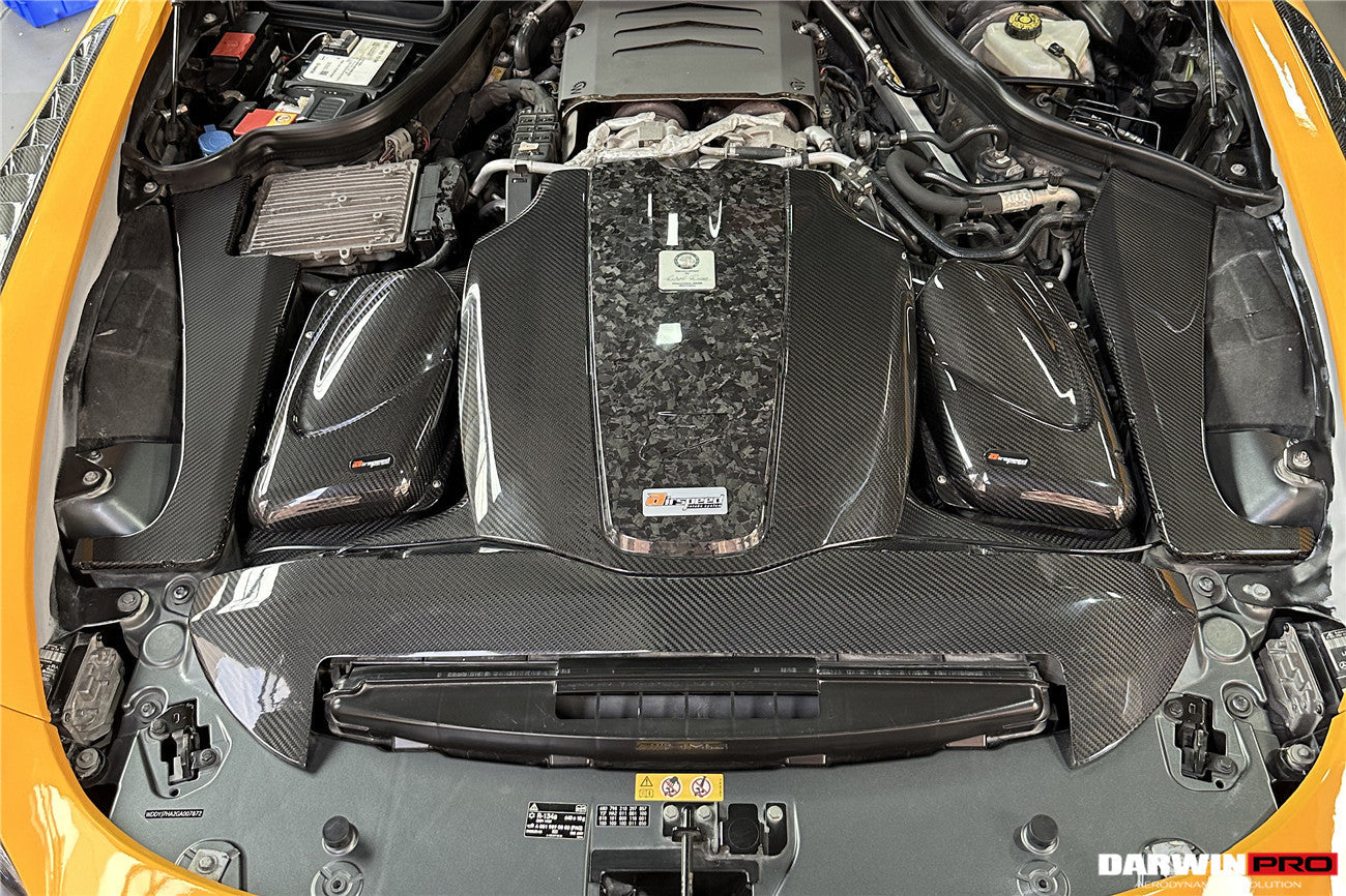 DarwinPRO Autoclave Carbon Fiber Radiator Cover Replacement | 2015-2020 Mercedes Benz AMG GT & GTS