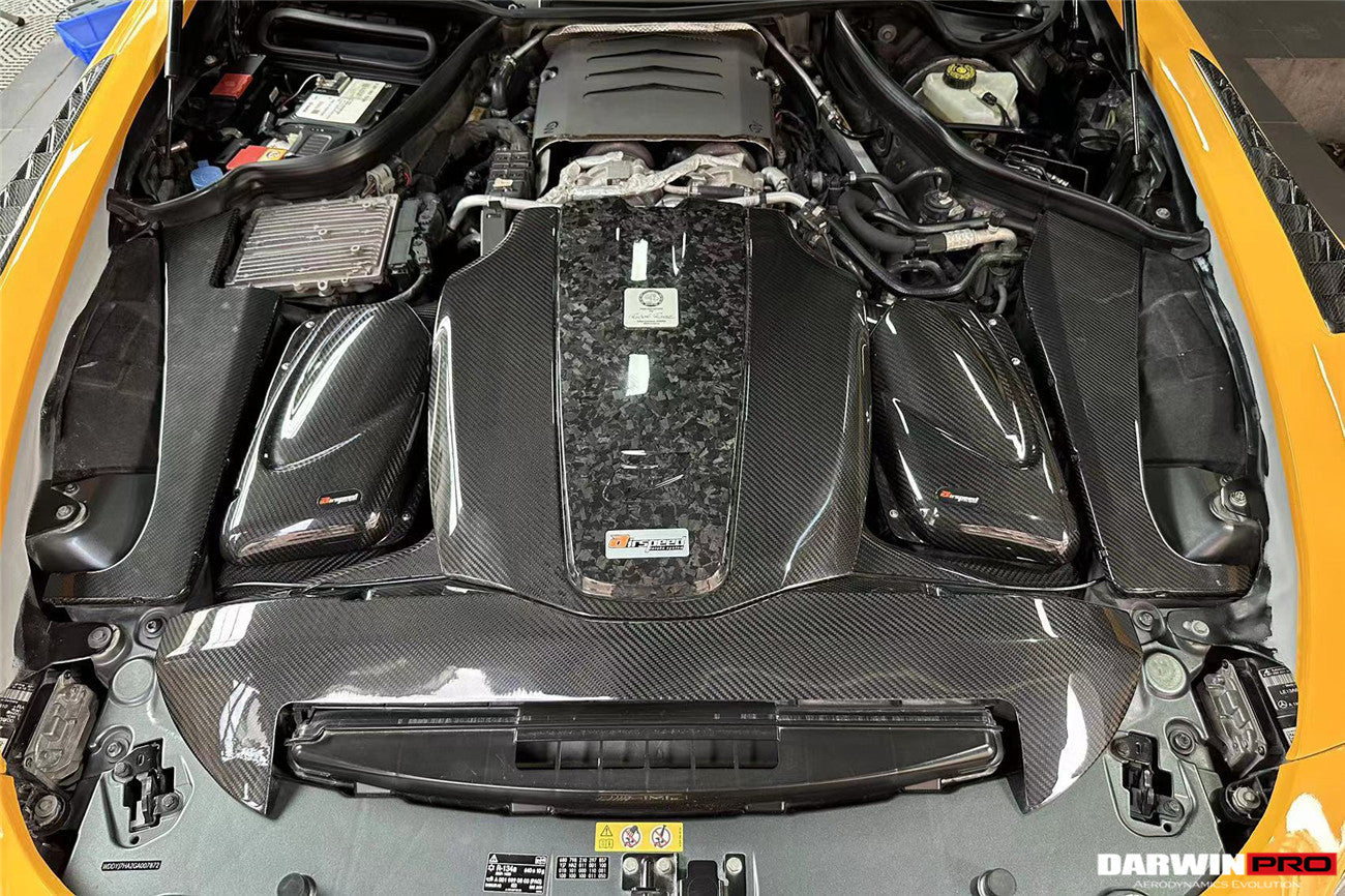 DarwinPRO Autoclave Carbon Fiber Radiator Cover Replacement | 2015-2020 Mercedes Benz AMG GT & GTS
