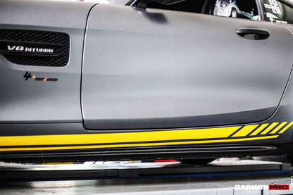 DarwinPRO 2015-2018 Mercedes Benz AMG GT & GTS Carbon Fiber Side Skirts Splitters