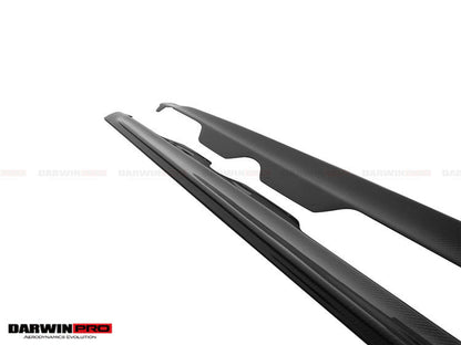 DarwinPRO 2015-2018 Mercedes Benz AMG GT & GTS Carbon Fiber Side Skirts Splitters