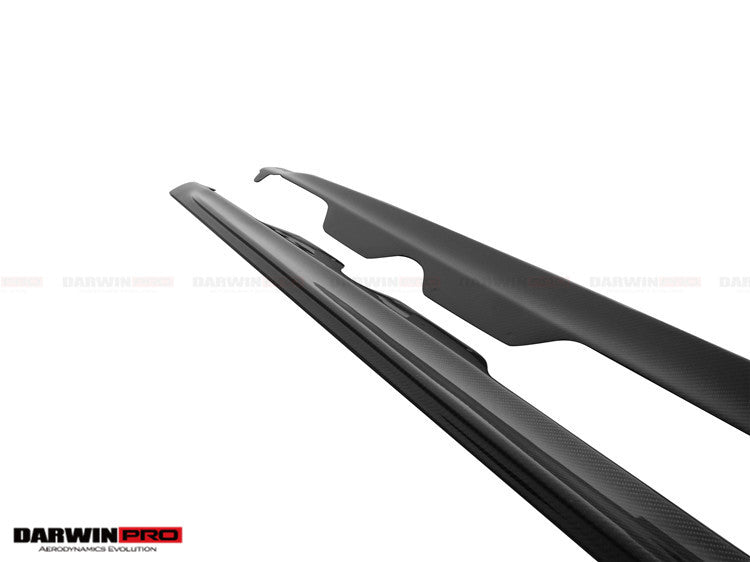 DarwinPRO 2015-2018 Mercedes Benz AMG GT & GTS Carbon Fiber Side Skirts Splitters