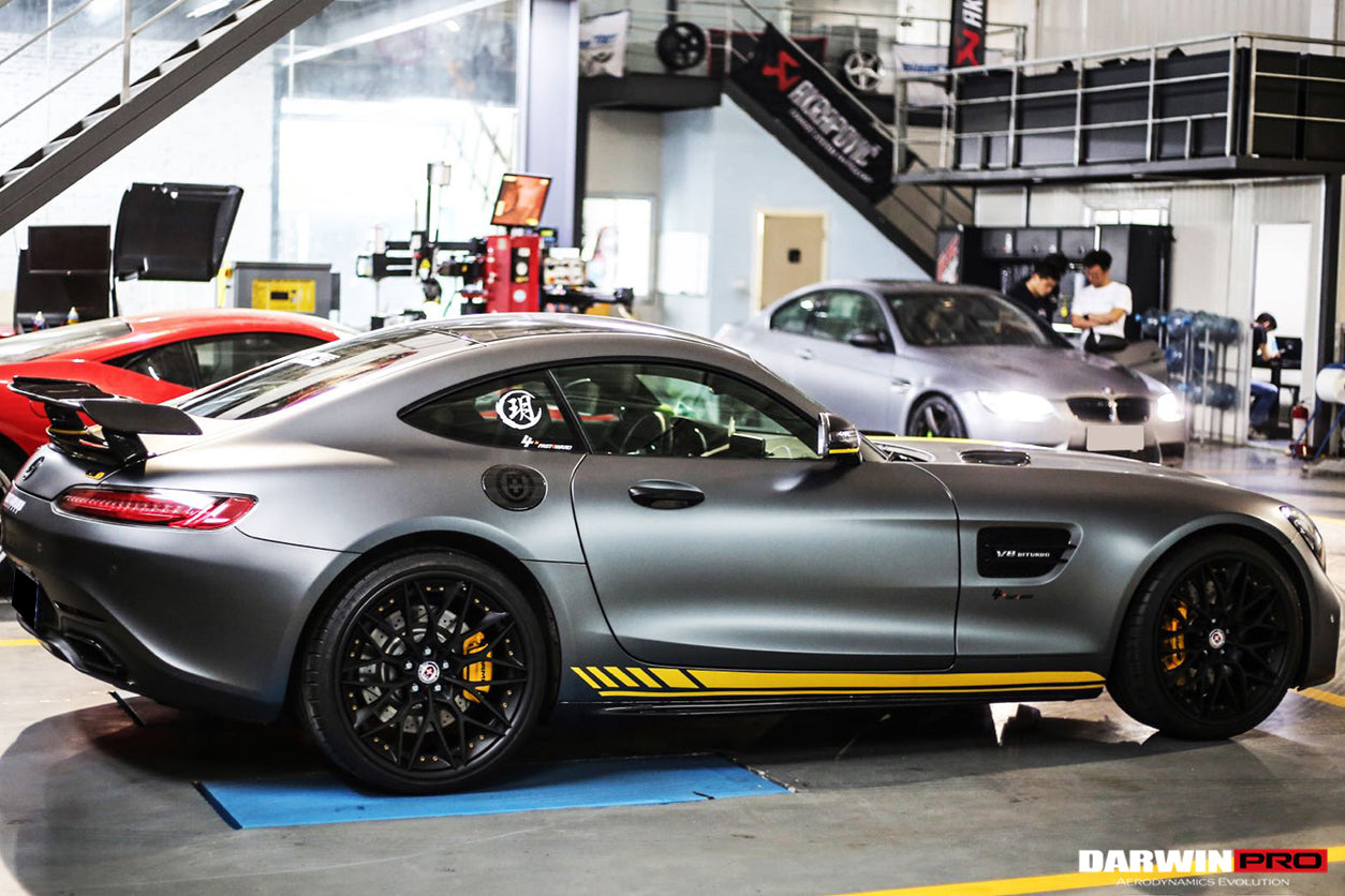 DarwinPRO 2015-2018 Mercedes Benz AMG GT & GTS Carbon Fiber Side Skirts Splitters