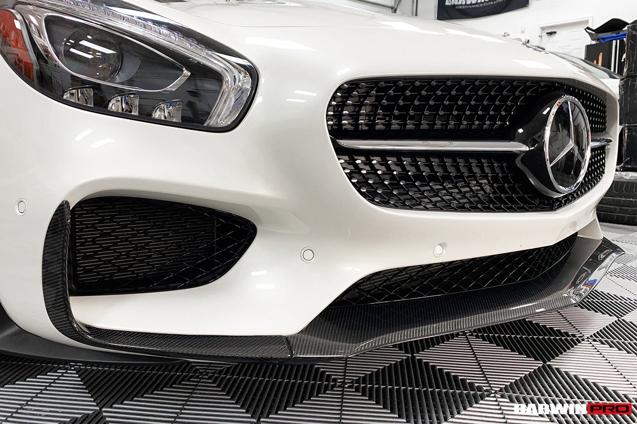 DarwinPRO Carbon Fiber Front Lip | 2015-2016 Mercedes Benz AMG GT GTS