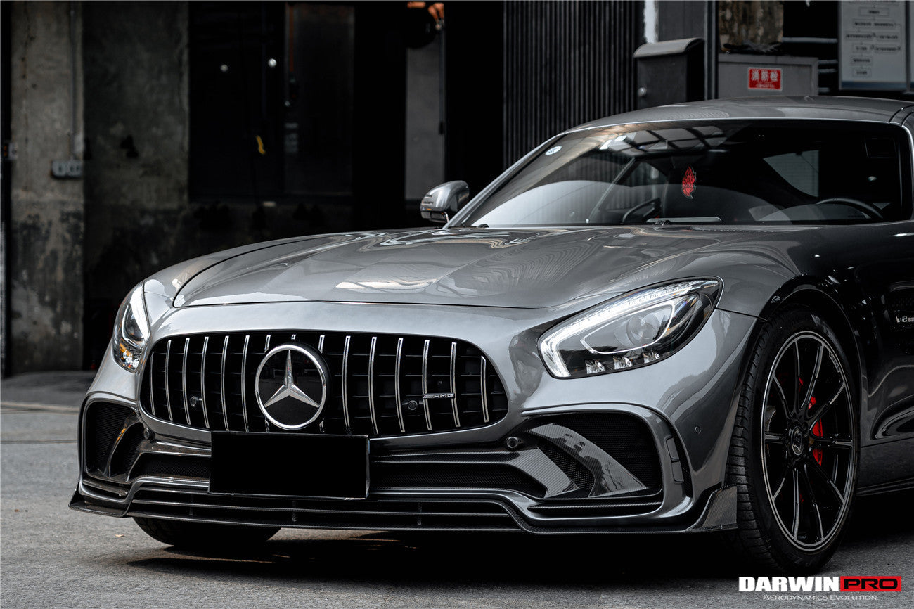 Parachoques delantero de fibra de carbono DarwinPRO 2015-2021 Mercedes Benz AMG GT, GTS y GTC IMPII Performance Part