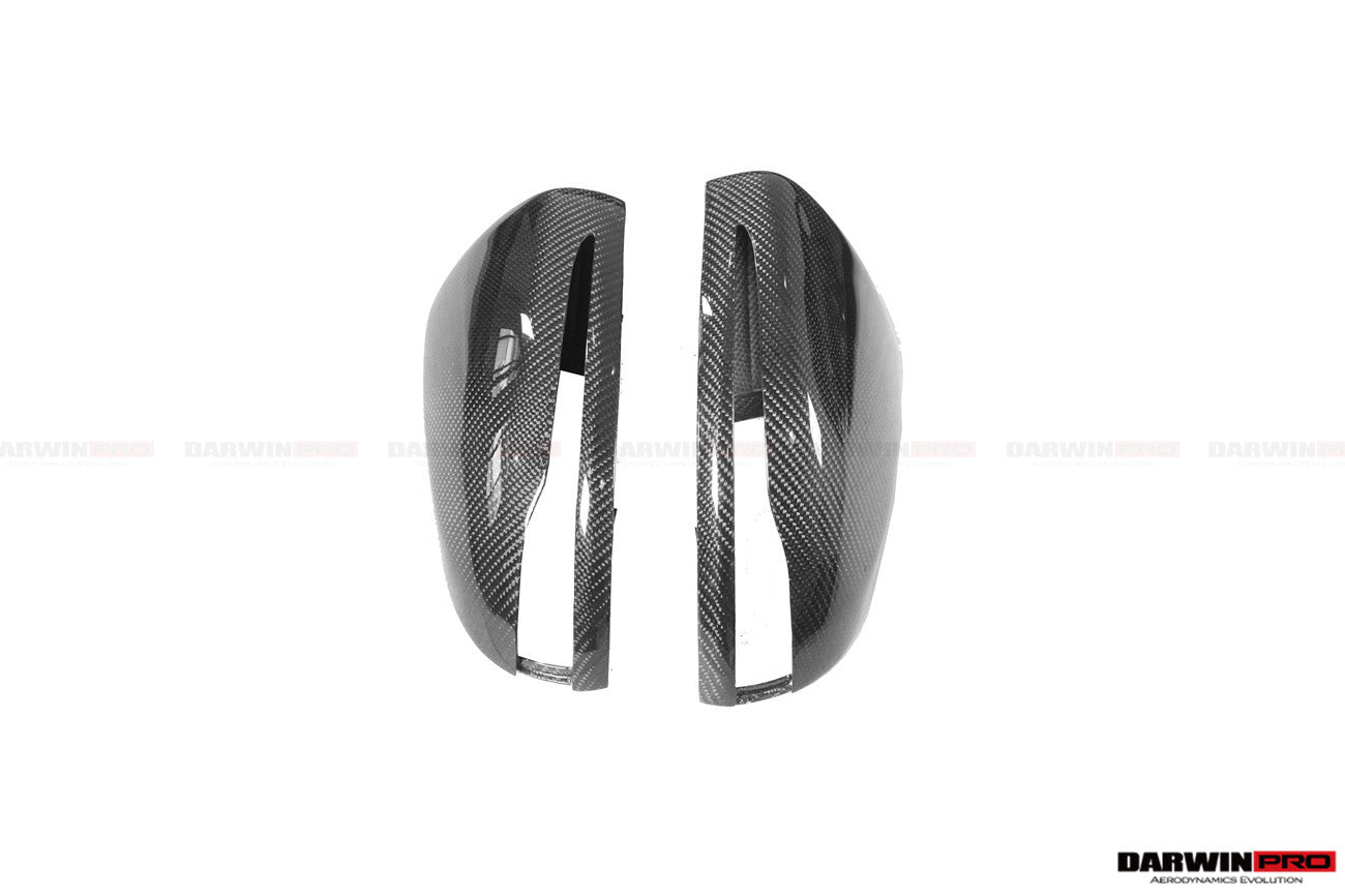 DarwinPRO 2014-2021 Mercedes Benz C-Class W205 S-Class W222 C217  E-Class W213 Dry Carbon Fiber Mirror Housing Replacement