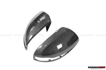 DarwinPRO 2014-2021 Mercedes Benz C-Class W205 S-Class W222 C217  E-Class W213 Dry Carbon Fiber Mirror Housing Replacement