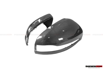 DarwinPRO 2014-2021 Mercedes Benz C-Class W205 S-Class W222 C217  E-Class W213 Dry Carbon Fiber Mirror Housing Replacement