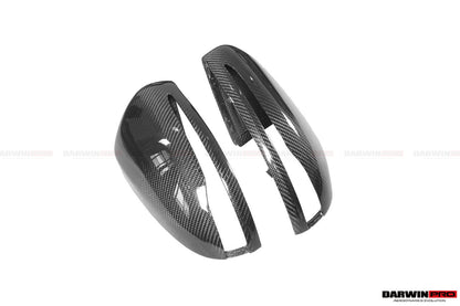 DarwinPRO 2014-2021 Mercedes Benz C-Class W205 S-Class W222 C217  E-Class W213 Dry Carbon Fiber Mirror Housing Replacement