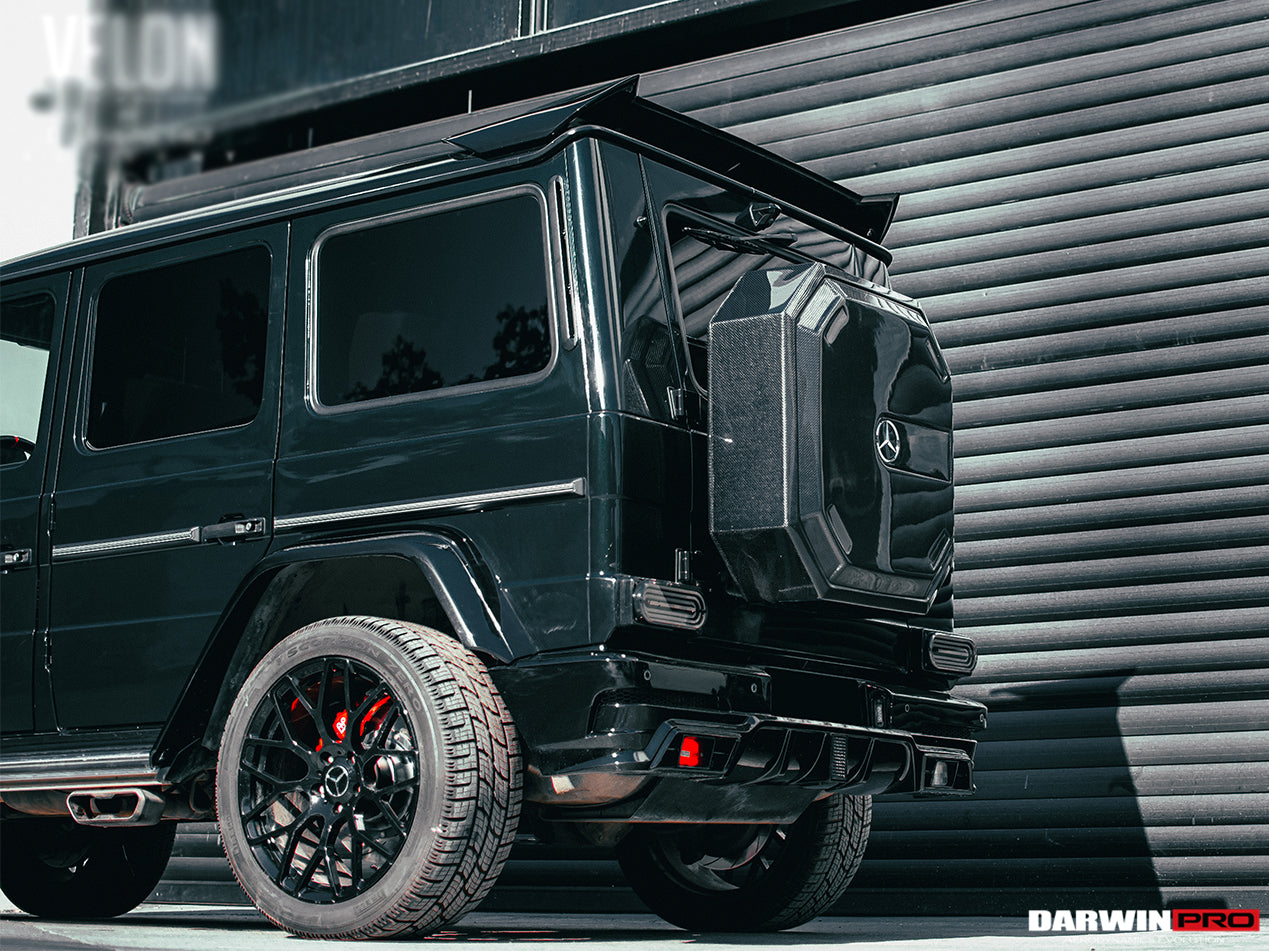 DarwinPRO 2008-2018 Mercedes Benz W463 G Wagon IMP Style Carbon Fiber Spare Wheel Tire | Fits G500, G550, G63 AMG, G65 AMG