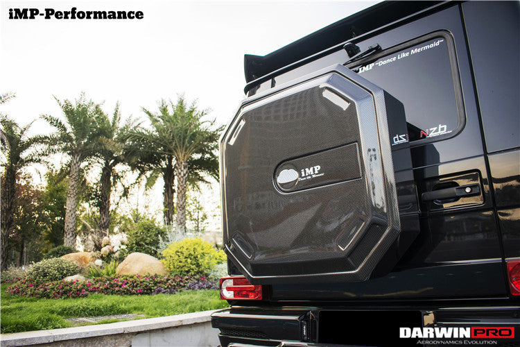 DarwinPRO 2008-2018 Mercedes Benz W463 G Wagon IMP Style Carbon Fiber Rear Roof Spoiler | Fits G500, G550, G63 AMG, G65 AMG