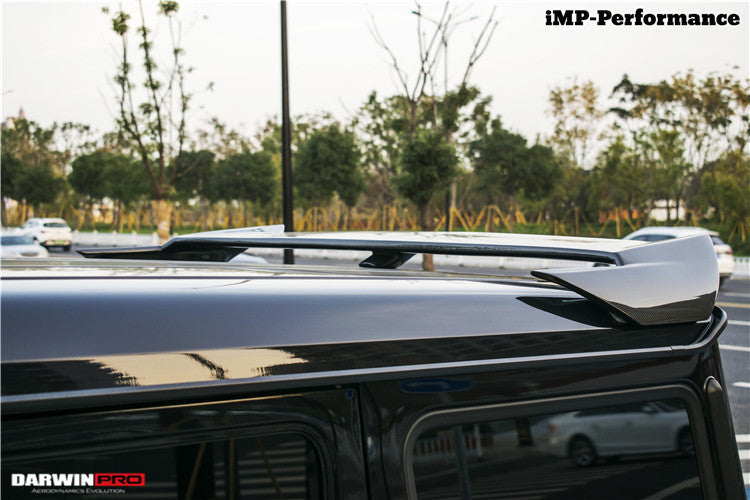 DarwinPRO 2008-2018 Mercedes Benz W463 G Wagon IMP Style Carbon Fiber Rear Roof Spoiler | Fits G500, G550, G63 AMG, G65 AMG