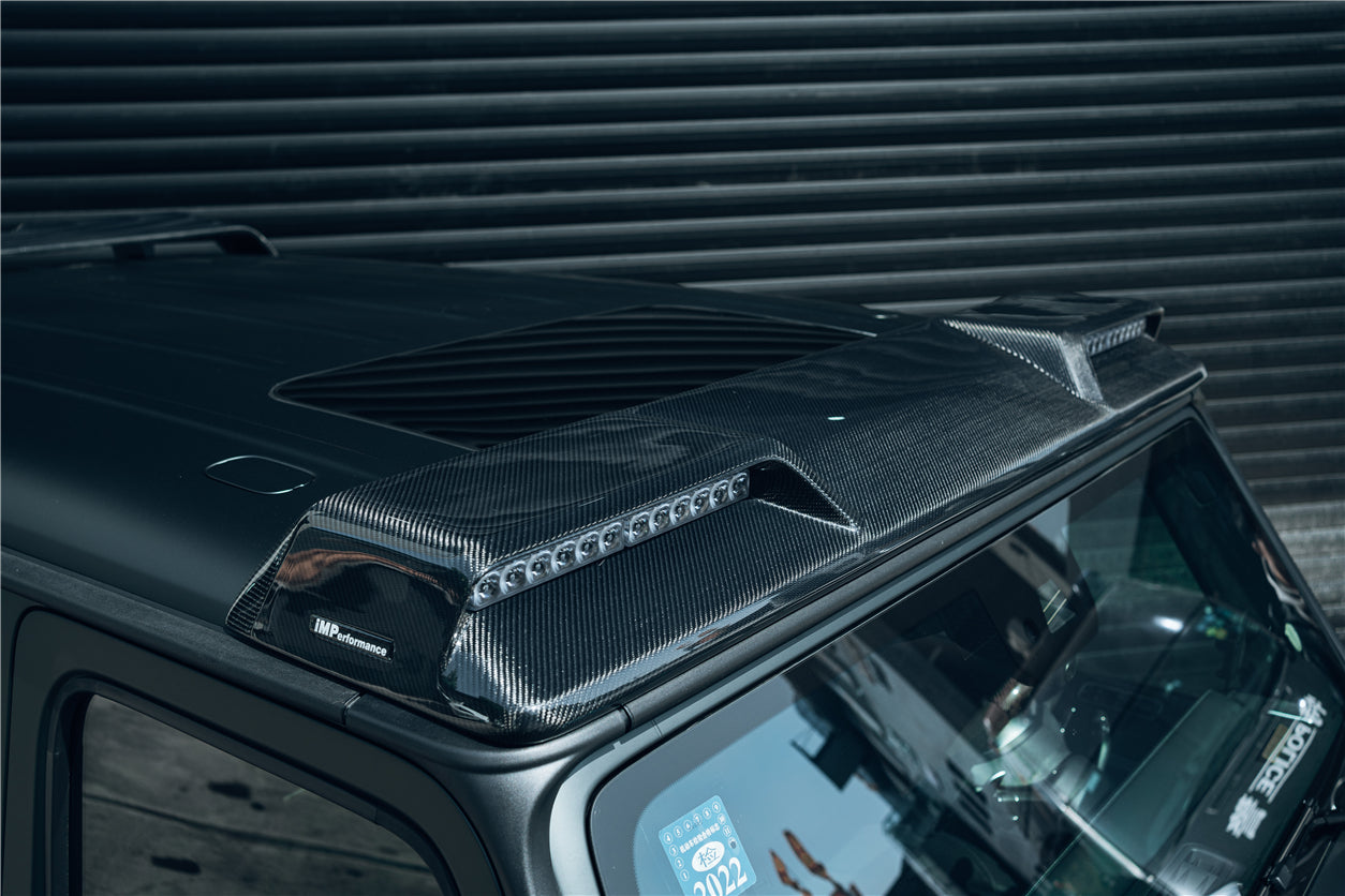 DarwinPRO 2019-2025 Mercedes Benz W464 | W465 G Wagon IMP Alerón de techo delantero de alto rendimiento | Compatible con G500, G550 y G63 AMG