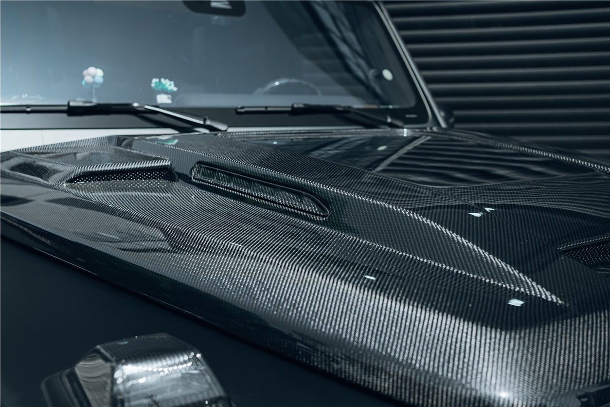 DarwinPRO 2019-2025 Mercedes Benz W464 | W465 G Wagon IMP Performance Partial Carbon Fiber Hood | Fits G500, G550, G63 AMG
