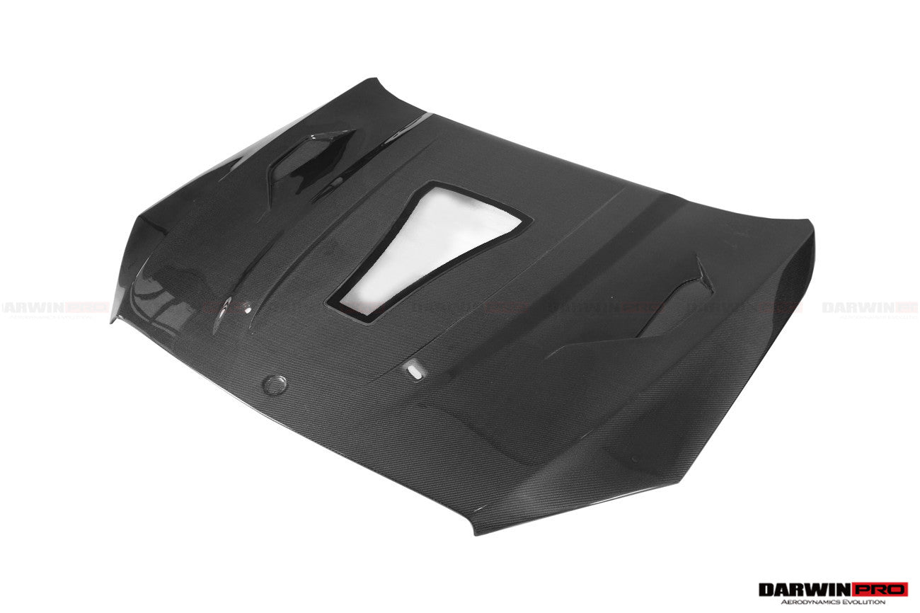Capó de fibra de carbono DarwinPRO para Mercedes Benz W222 Sedán (2014-2020) con diseño iMP | Compatible con S450, S550, S560, S63AMG y S65AMG