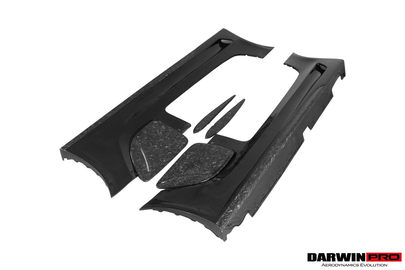 Faldones laterales y guardabarros DarwinPRO 2010-2015 Mercedes Benz W197 SLS AMG estilo BKSS